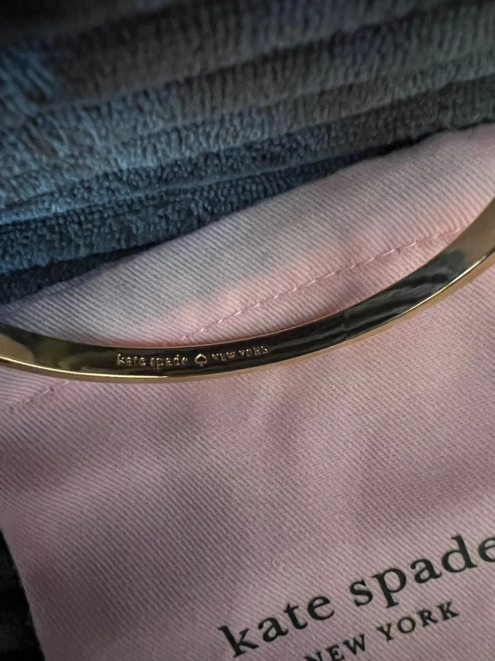 Kate Spade Gold-Tone Studded Bangle - Picture 3 of 3